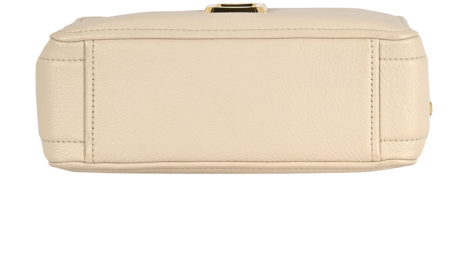 The Softshot 27 Crossbody, &pound;150, Handbags, Cream, Leather, Top view